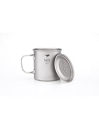Keith Titanium ti3207 single wall Taza con mango p