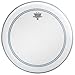 Remo P31124-C2 Coated Powerstroke 3 Bass Drum Head (24-Inch) - White Falam Patch