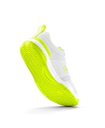 WILSON Women's Sneaker, White/Safety Yellow, 6