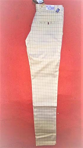 beige checkered pants