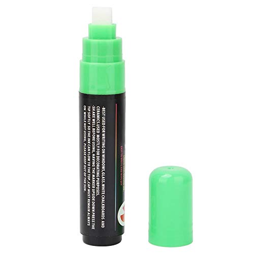 Fluorescent Pen 10mm Thick Refill 8 Colors Liquid Chalk Marker for Windows Displays, LED Board