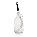 True Decanter and Growler Brush Multipurpose Glassware Cleaner, No-Scratch High-Tensile Foam Reusable Cleaning Accessory with Ergonomic Handle, White