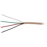 Parts Express Telephone Station Cable 100 ft. 4 Conductor R/G/W/B 22Ga.