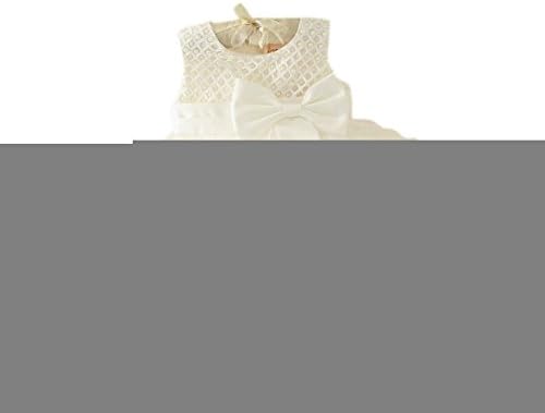 Girl Cute Little Kids Princess Various Color Dress with Big Bowknot White 80cm