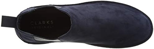 clarks navy chelsea boots
