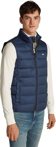 Tommy Jeans Homme Tjm Lt Down Vest Ext Dm0dm20663, BLUE (Dark Night Navy), XS