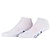 Fila Mens No Show Socks 6 Pack - Mens Socks - Athletic No Show Mens Low Cut Style (Black&White 13-15)