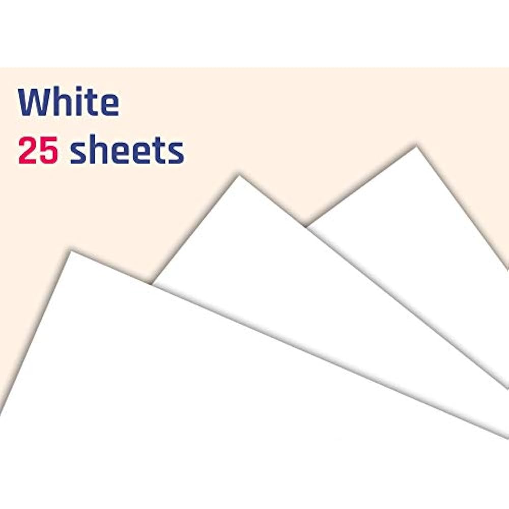 25 Sheets, 110 Lb. Cover Cardstock, 12 X Inches White eBay