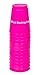 Quick Stack Cups - Speed Training Sports Stacking Cups With Carry Bag - Set of 12 By Trademark Innovations (Pink)