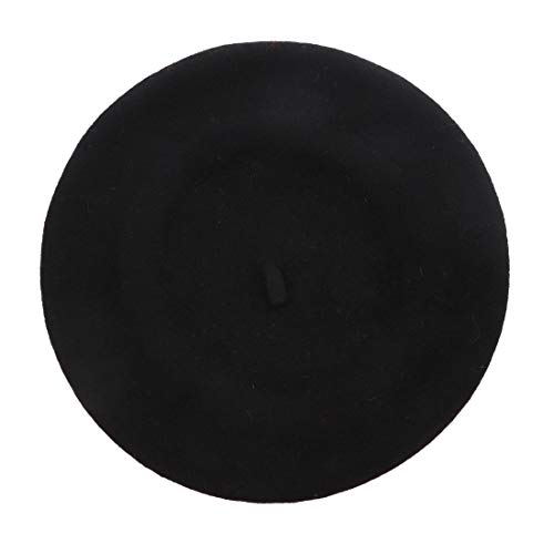 Landana Headscarves Wool Ladies Winter Beret (Black) - Thumbnail 2