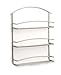 Spectrum Diversified Euro Rack Kitchen Cabinets, Pantry Organizer & Storage, 3 Tier Wall-Mounted Spice Organizer, Satin Nickel