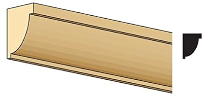 Dolls House Builders Diy 1 12 Scale Wood Timber Small Cornice 1 4