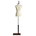 SONGMICS Female Mannequin Torso Body Dress Form with Tripod Stand, Medium Size 6-8, 34