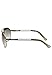 Kenneth Cole Reaction KC1069 Gunmetal Smoke Aviator Sunglasses
