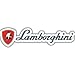 Lamborghini car bumper sticker decal 8" x 2"