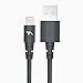 Tech Armor Apple MFi Certified Lightning Cable to USB A - 6FT Space Grey - Tough-Braided Extra-Strong Jacket - Sync/Charge iPhone & iPad