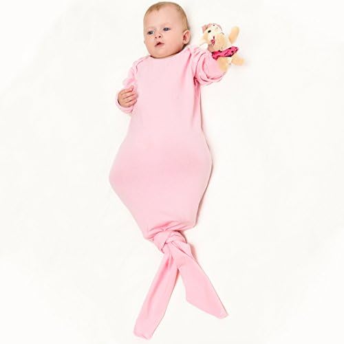 Mrotrida Baby Swaddle Blanket Soft 100% Cotton Printing Adjustable Newborn Mermaid Sleeping Bag Pink