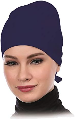 Stitchless Hijab Under Scarf Cap Bone Head Wrap Bonnet Bone Chemo Hat Tube Cap