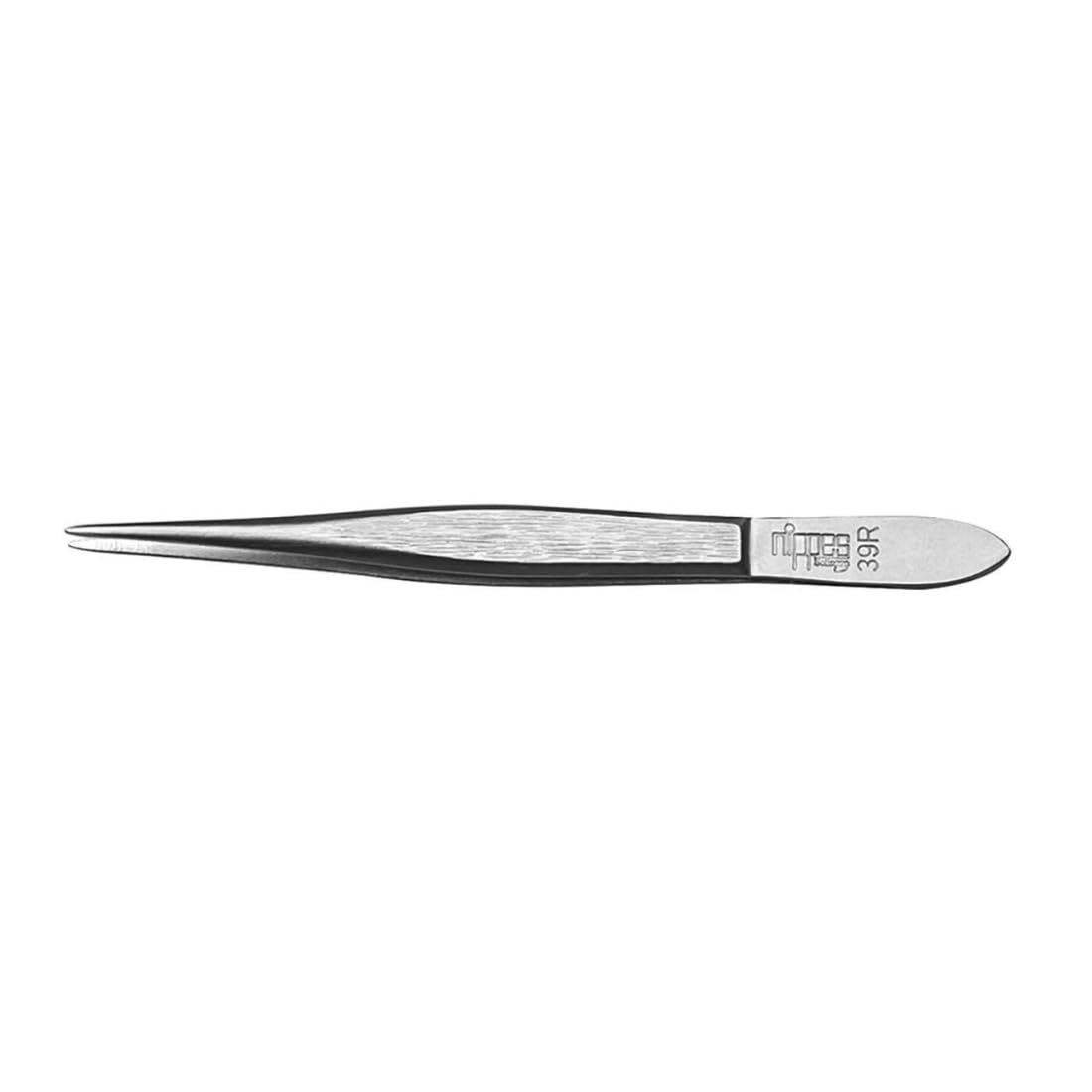 nippes Solingen, Tweezers Stainless Spring Steel 9 cm Eyebrow Plucking Silver 39SR 1 Piece (Pack of 1) โ image 1