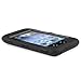 Hybrid Case Compatible with Apple iPod Touch 4th Generation, Black Hard/Black Skin