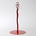 Alessi Kit.Roll Mediterraneo Kitchen Roll Holder, Red