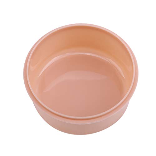 Yunzee Food Storage Container Round Shape Household Refrigerator Storage Box with Lid Meal Prep Lunch Box Kitchen Food Prep Container,Pink - Thumbnail 5