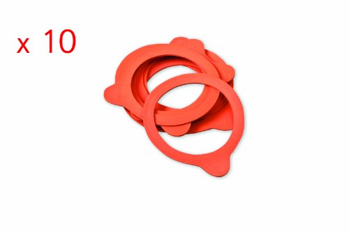 Weck 80mm Rubber Seals / Rings (Set of 10). Fits WECK Models 900 901 976.