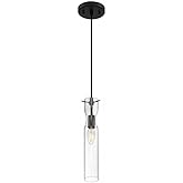 Nuvo Spyglass-1 Light Mini Pendant in Traditional Style-4.75 Inches Wide by 14 Inches High-Black Finish -Traditional Insta