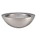 DECOLAV 1228-B Simin Stainless Steel Round Above-Counter Vessel Sink with Overflow, Brushed