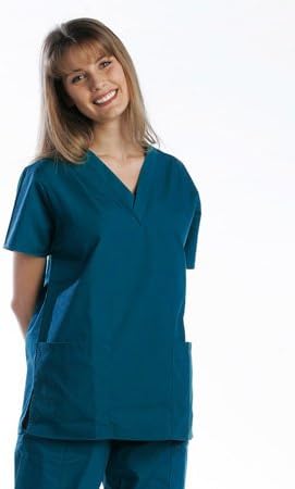 Unisex Solid Scrub Top - 2 Front Pockets Stylet# UXT12 (Special Sale)