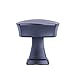 Amazon Basics Rounded Square Cabinet Knob, 1.26-inch Diameter, Oil Rubbed Bronze, 10-Pack