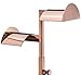 Polmart Countertop Adjustable Double Arm Handbag Purse Display Stand with Crescent Handles - Rose Gold (2 - Pack)
