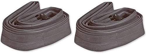 2 x Baby Jogger Independance Stroller / Pushchair Inner Tubes 16" - Straight Valve + FREE Upgrade Chrome Valve Caps For A Better Seal