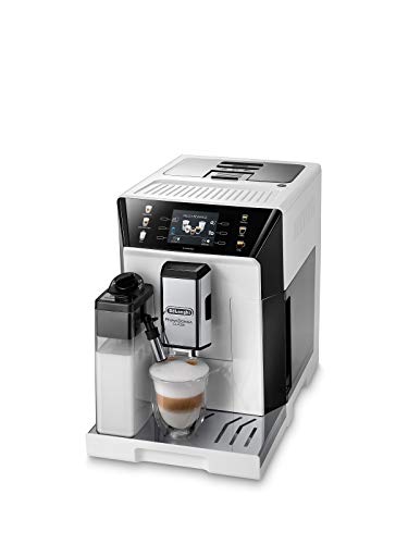 De'Longhi PrimaDonna Class ECAM 550.65.W Kaffeevollautomat mit LatteCrema Milchsystem, Cappuccino und Espresso auf…