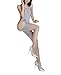 Rose Sakura ultra thin sheer thigh high rib top stockings 3 PAIRS pack by Jetsan (3 pairs grey)