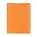 Besdata PT25_26 Ultra Thin Magnetic Smart Translucent Back Case Cover for Apple iPad 2, iPad 3, iPad 4 Bundle with Screen Protector, Cleaning & Stylus - Orange