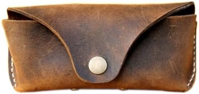 Amazon.com: Customized stitching Genuine Leather Eyeglass  display picture 1