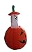 4 Foot Animated Halloween Inflatable Pumpkin and Ghost LED Lights Decor Outdoor Indoor Holiday Decorations, Blow up Lighted Yard Decor, Giant Lawn Inflatables Home Family Outside Decor