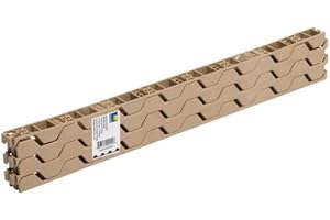 YTBDDHYUE Replacement For Compatible With Suntuf Plastic Beige Horizontal Corrugated Closure Strips 3/4 Thick x 24 L x 1-1