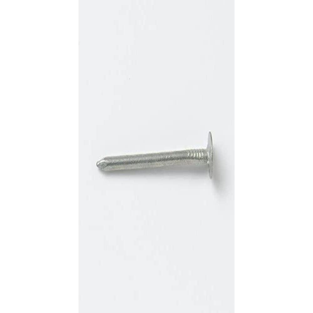 Merriway BH07220 (1000 gm - 1 kilo) Galvanised Roofing Felt Clout Nails Extra Large Head 30mm (1.1/4 inch) - Pack of 1000g (1 Kilo)