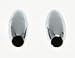KAISH 2pcs Chrome Plastic ST Strat Guitar Tremolo Trem Arm Tip Whammy Bar Cap for Stratocaster
