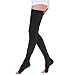 DCCDU Thigh High Compression Stockings, Firm Support 20-30 mmHg Gradient Compression with Silicone Band for Women & Men - Medical Support Hose Treatment Varicose Veins Swelling
