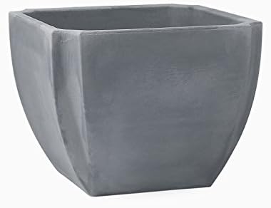 EDA Plastiques Palmea Square Plant Pot - 50cm