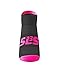 SLS3 Running Socks - Athletic Socks Women Low Cut - Running Socks Women No Show (S, 3-Pack Black/Pink)