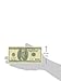 100 Dollar Bill Printed Napkins Tissues, 10 ct.