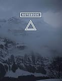 Aesthetic Art Journaling: Light Weight Mountain Hiking Composition Book | 150 College Ruled Pages | by Writing Aesthetics