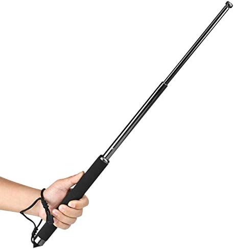 DOVETECH Multi Tool Retractable Tool Walking Pole for Hiking Camping Night Running