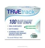 TRUEtrack Blood Glucose Test Strips, 100-Count, (Packaging May Vary)