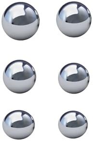 Assorted Coin Ring Making Steel Balls - Set of 6 balls 1-1/16, 1”, 7/8, 13/16, 3/4 &amp; 5/8”