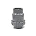 SHMONO 3/4’’ PVC Check Valve, Ball-Type Control Devices, Single Union Ball Check Valve, Socket [Available 1'',1.25'',1.5'',2'']